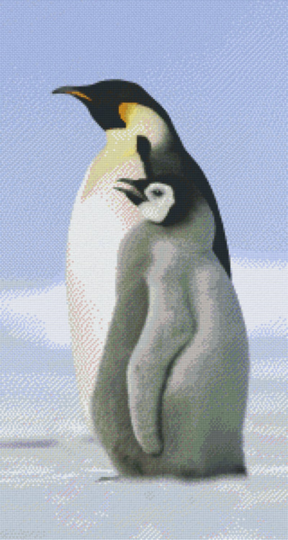 Pinguins Twenty-Four [24] Baseplate PixelHobby Mini-mosaic Art Kit image 0